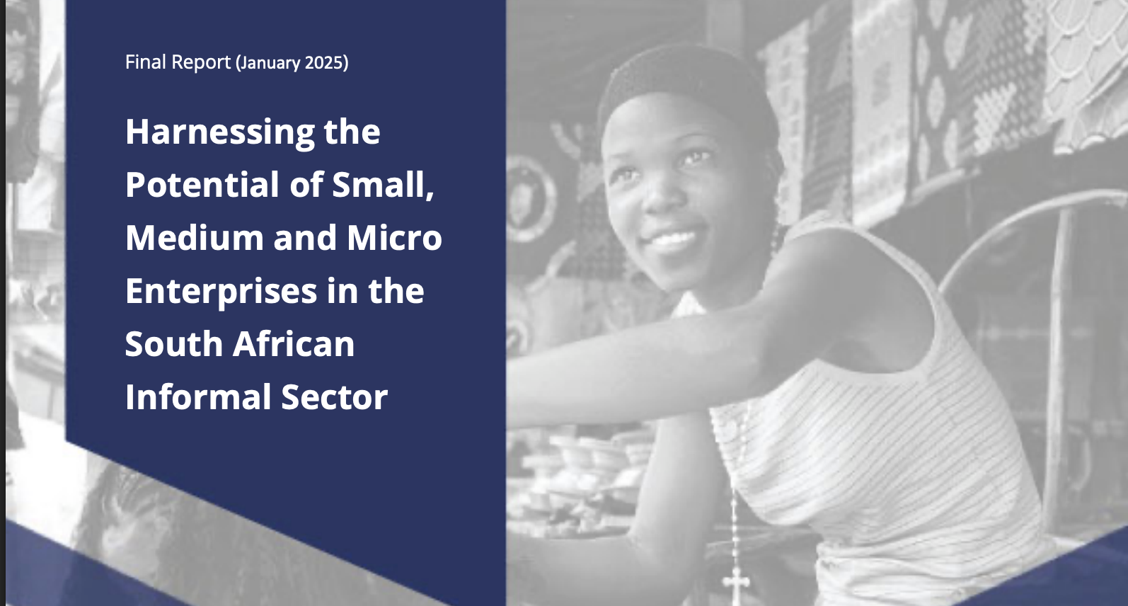 Cover of the report on small, medium and micro enterprises in South Africa's informal sector