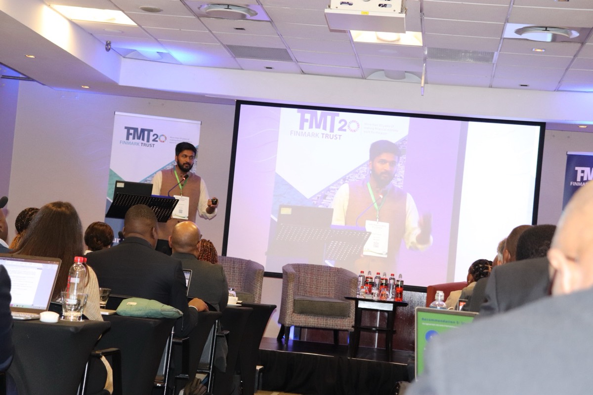A speaker presenting to Roundtable delegates