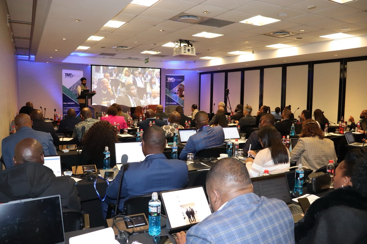 Delegates attending a presentation during the regional gathering